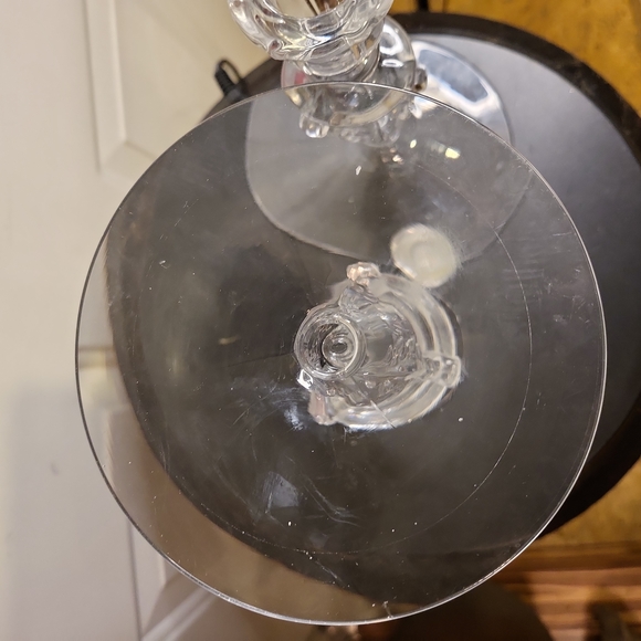 Heisey Glass Pair of Single Candle Holders 6 3/8" - Picture 8 of 8